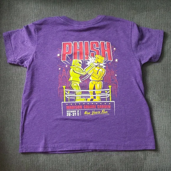Phish kids tour shirt. Madison Square Garden run December 28 - 31. Size 4. - Picture 4 of 5